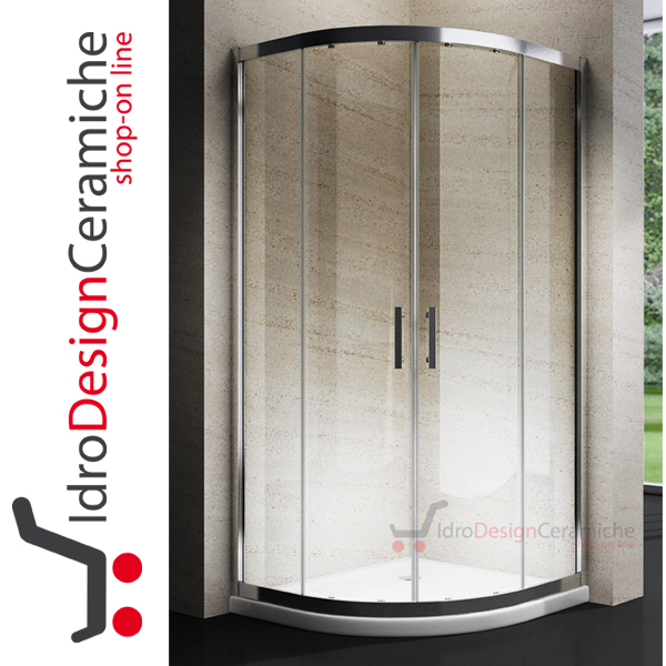 Box doccia semicircolare cristallo 6mm – design moderno ...