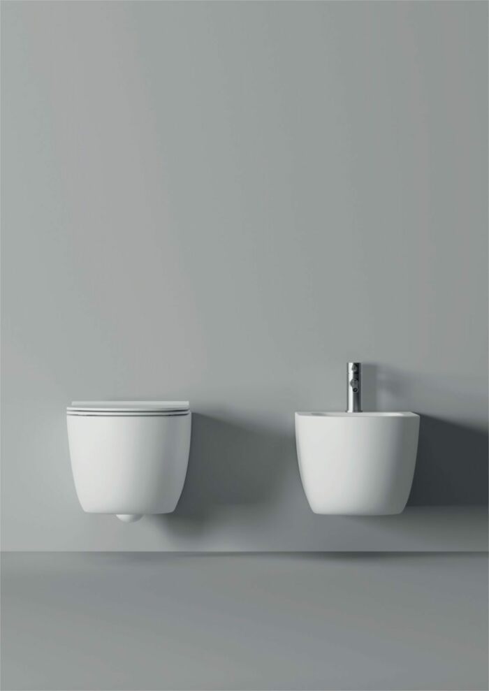 Sanitari sospesi Rimless Serie UNICA 55 senza Brida - ALICE CERAMICA - immagine 2